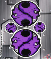 Skull Gel Purple Purple