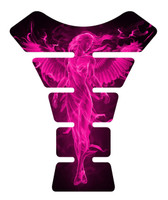 Fire Angel Pink Motorcycle Tank Pad Protector