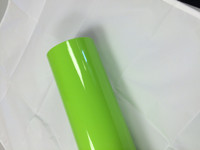 Lime Green Vinyl Material for Decals