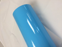 Light Blue Vinyl Material for Decals
