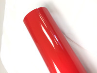 Red Reflective Vinyl Material for Decals