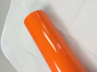 Orange Vinyl Material for Decals