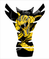 Can Am F3 Spyder Venom Snake Bike Yellow Motorcycle Tank Pad
