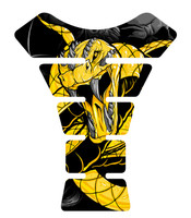 Venom Snake Yellow 3D Motorcycle Tank Pad Protector