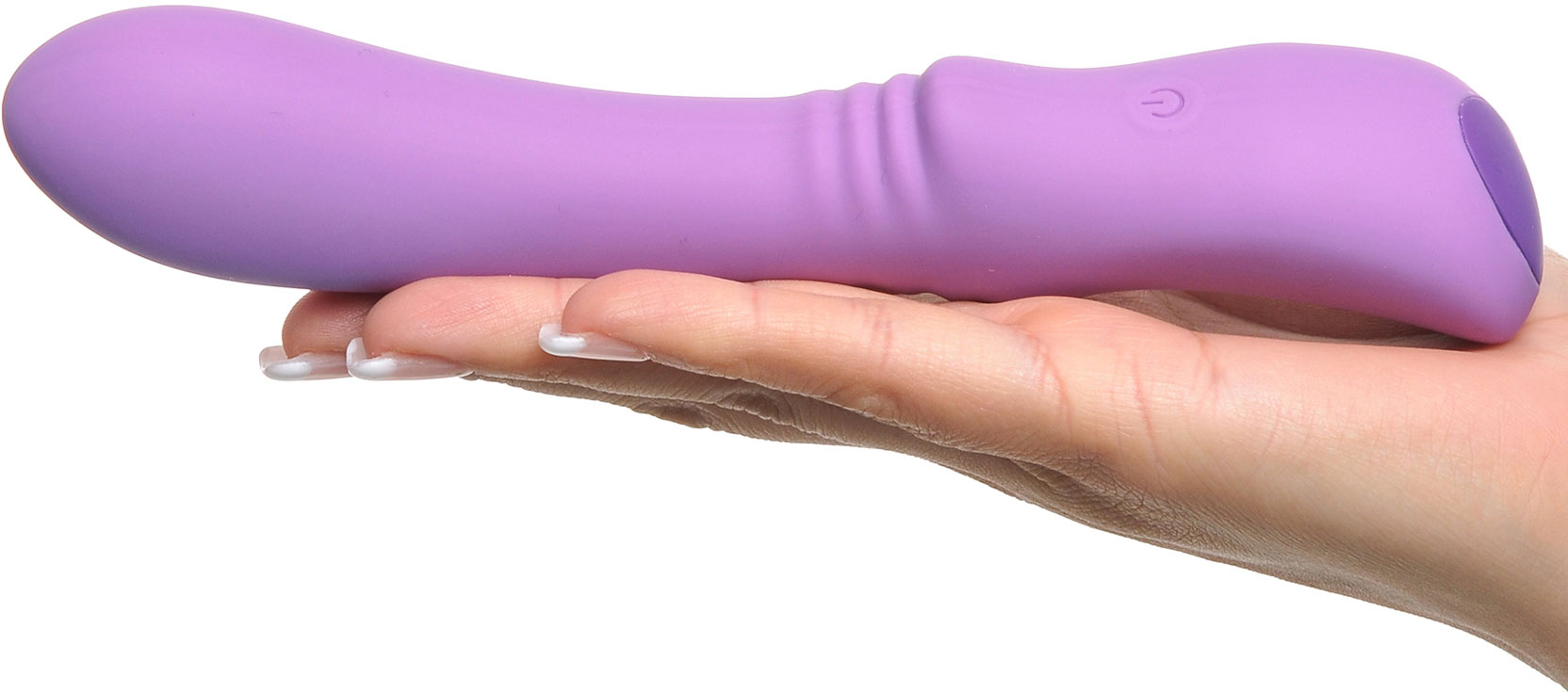 Fantasy For Her Silicone Rechargeable Flexible Please-Her G-Spot Vibrator - In Hand