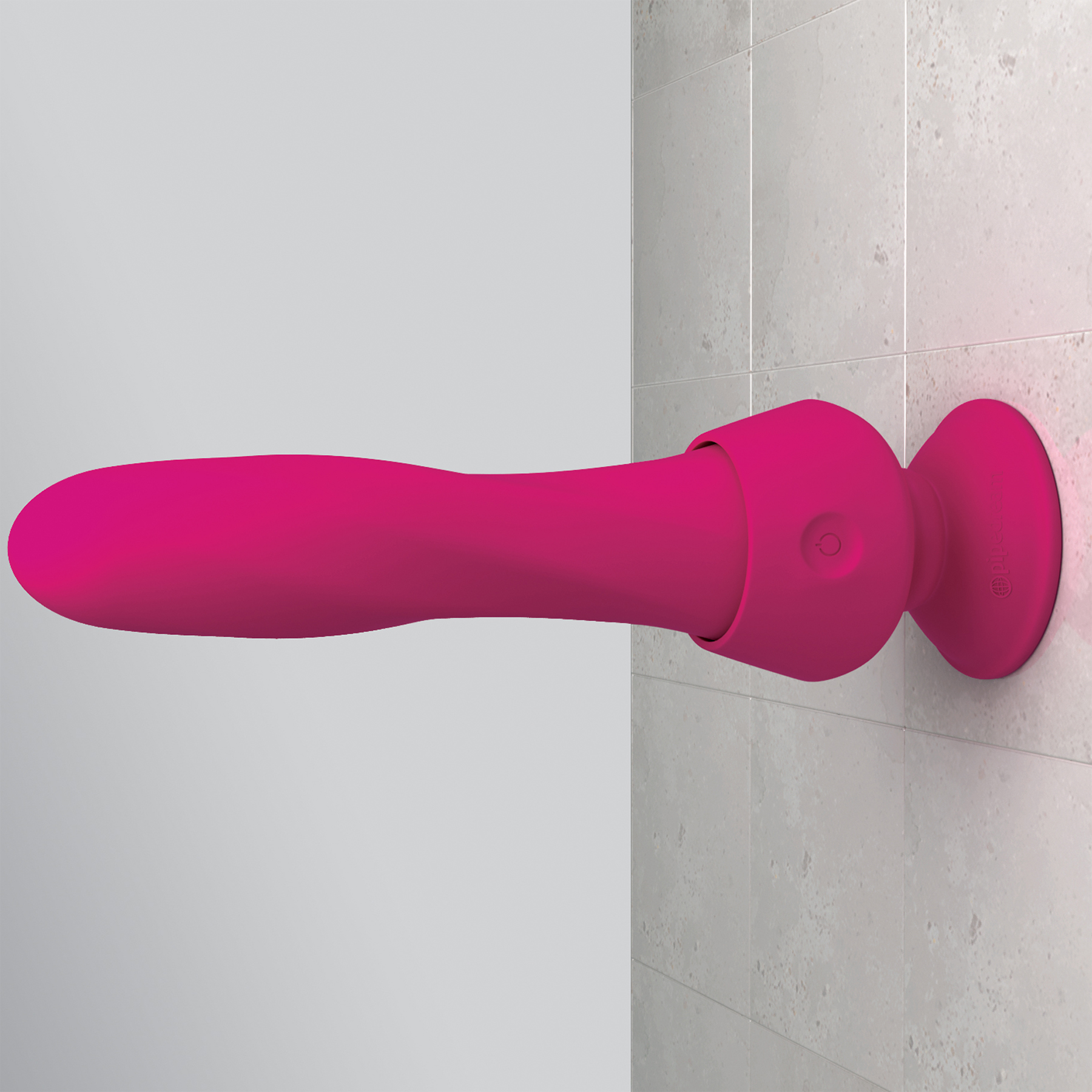 3Some Wall Banger Deluxe Rechargeable Remote Controlled Silicone Vibrator - On The Wall