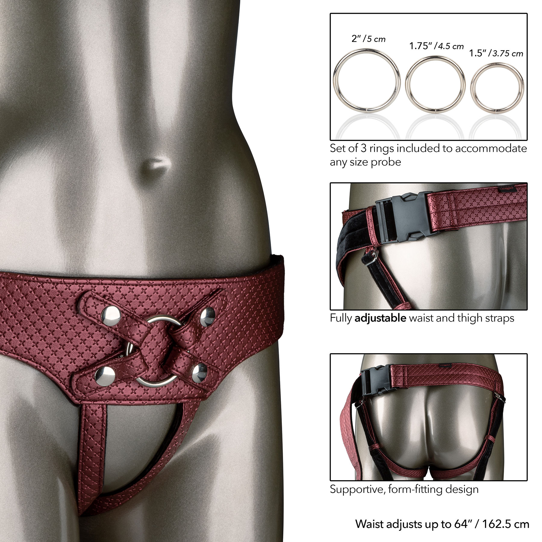 Her Royal Harness The Regal Empress O-Ring Harness - Details