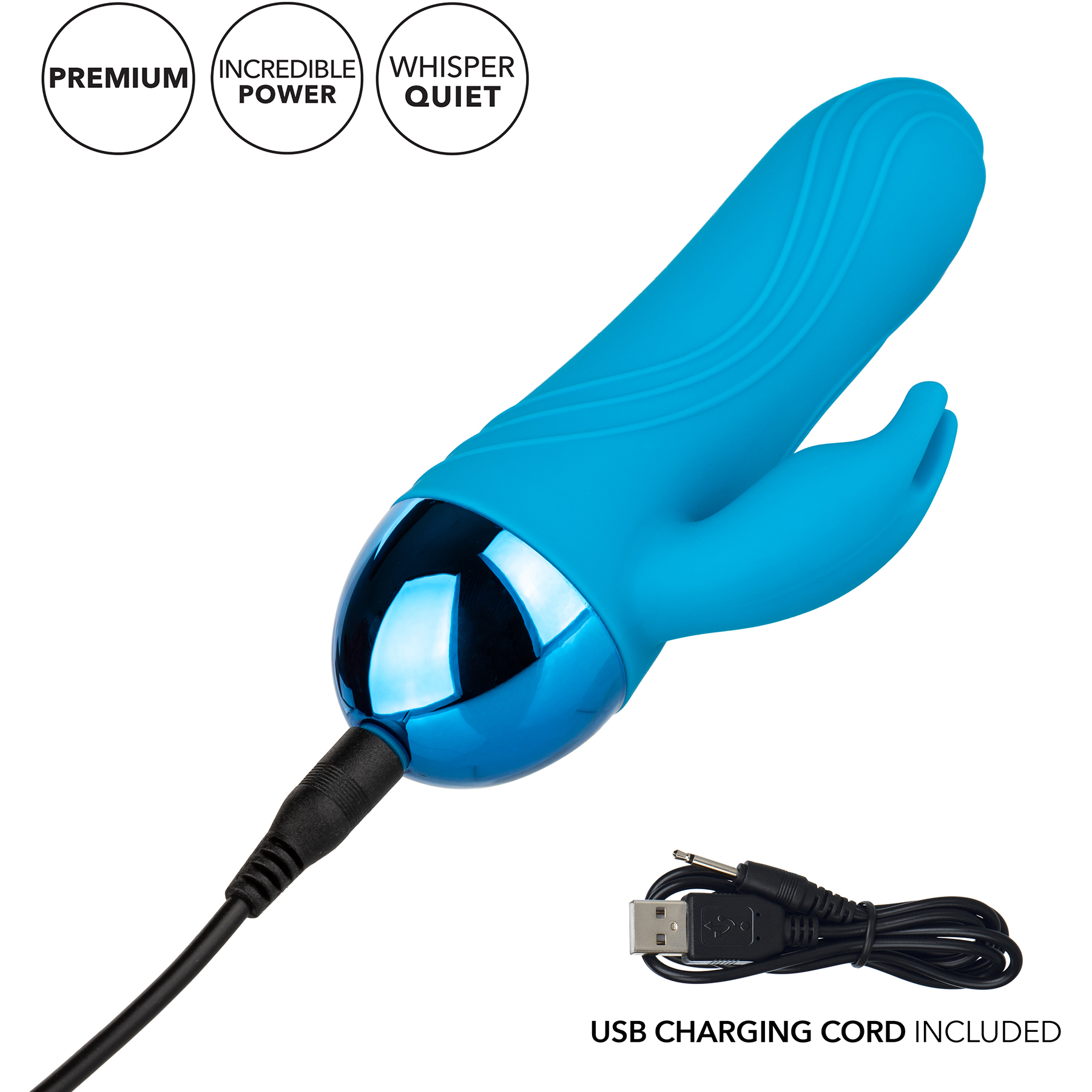 Tremble Please Waterproof Rechargeable Silicone Seismic Rabbit Style Vibrator - Features