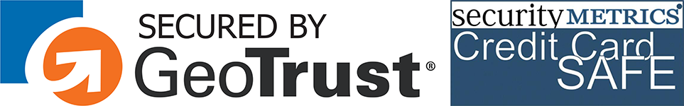 Secured By GeoTrust & Security Metrics