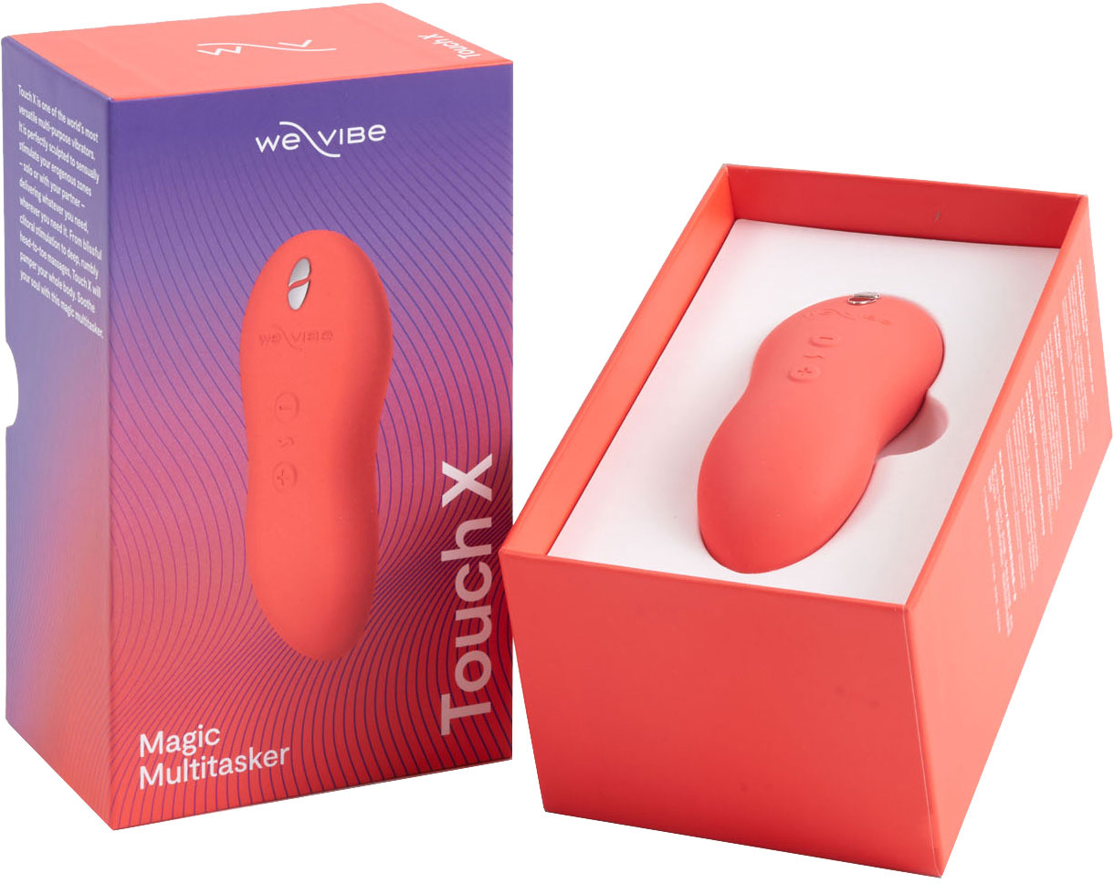 Touch X By We-Vibe Waterproof Rechargeable Silicone Lay-On Vibrator - In The Box