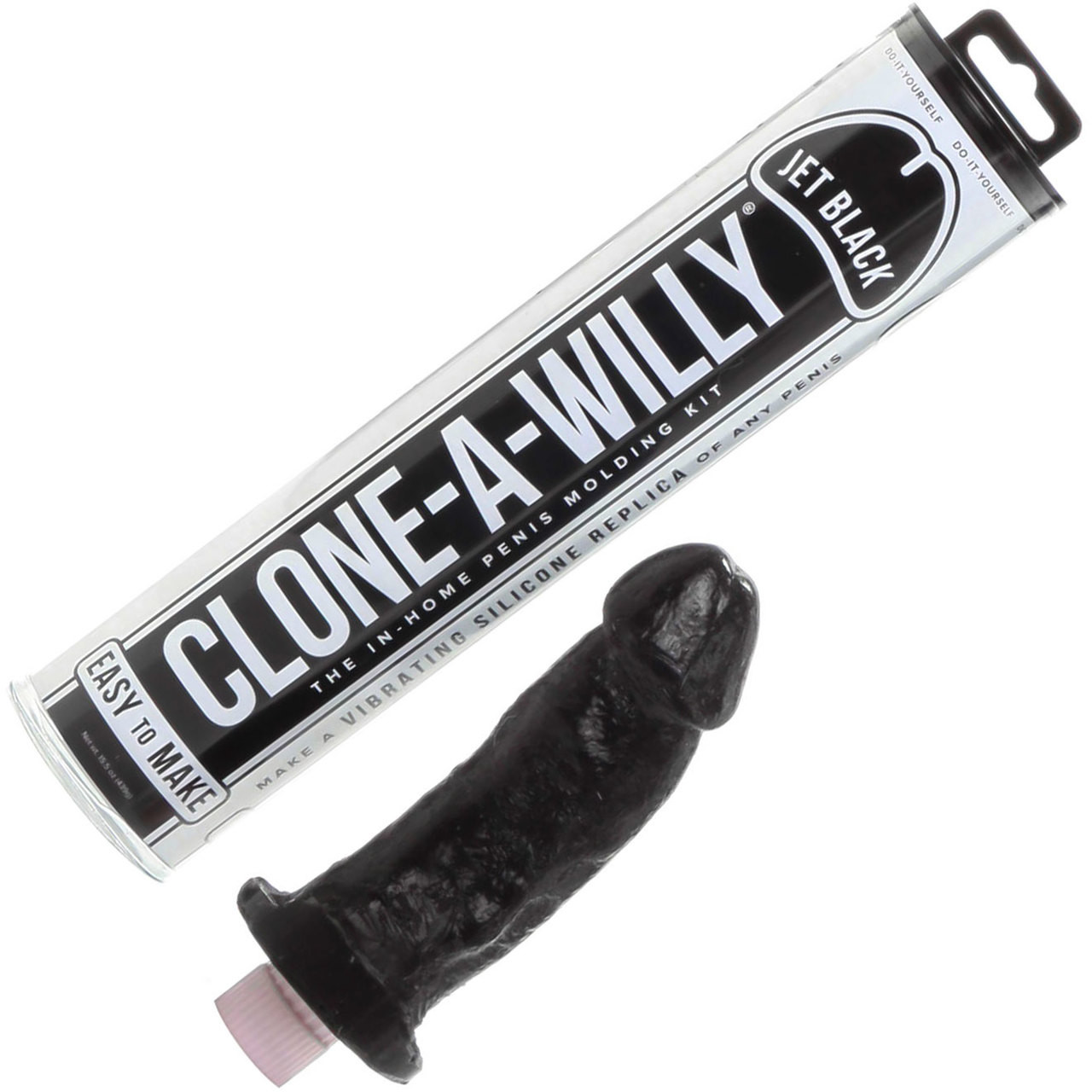 Clone-A-Willy Make Your Own Vibrating Silicone Dildo - Jet Black-4296