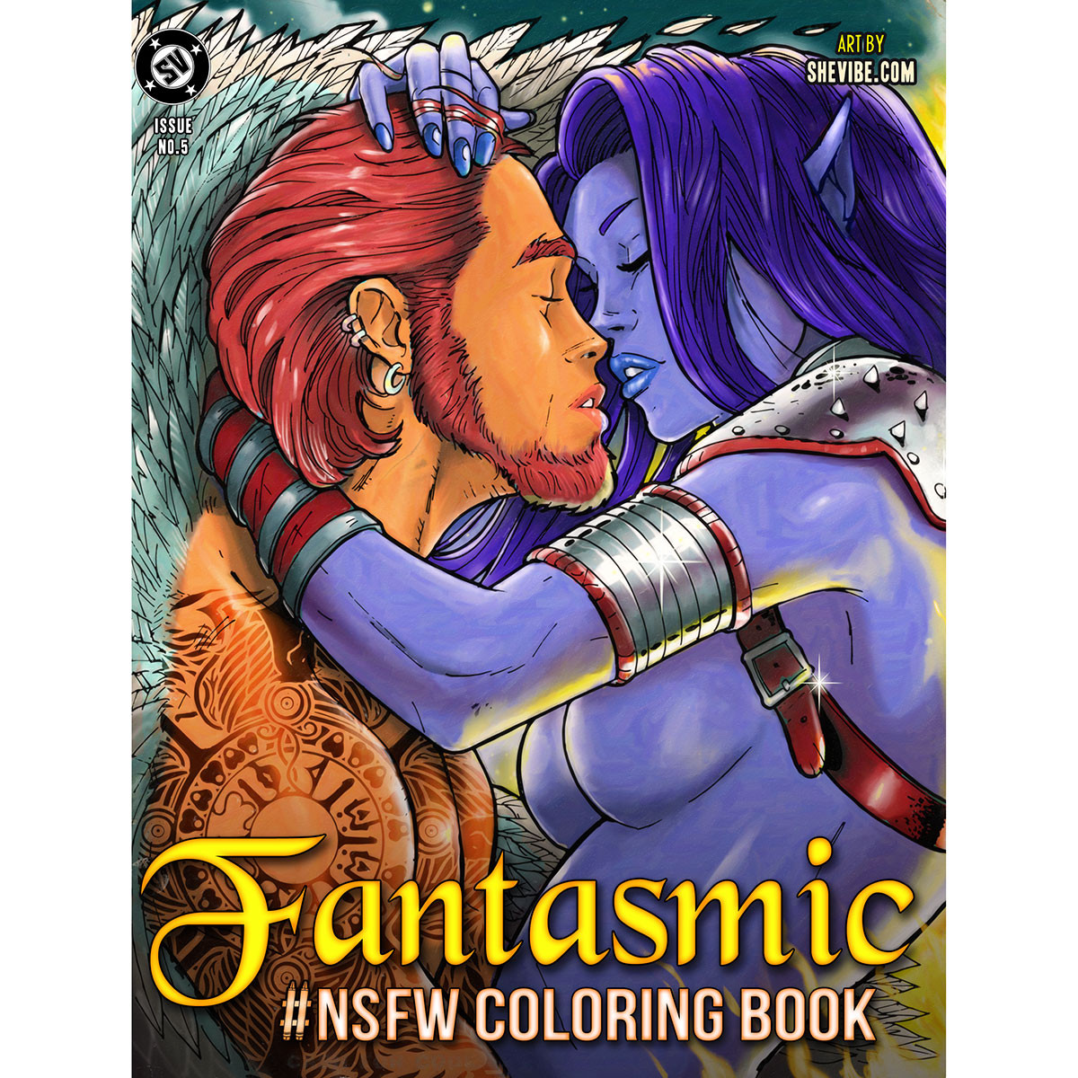 Fantasmic #NSFW Coloring Book - Illustrated by Alex Kotkin