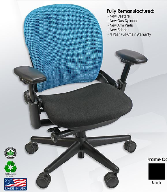 Steelcase Leap V1 Ergonomic Fully Adjustable Work Chair Remanufactured