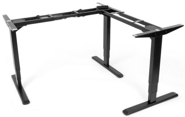 Electric Sit Stand Height Adjustable Table Base For Corner L Desk