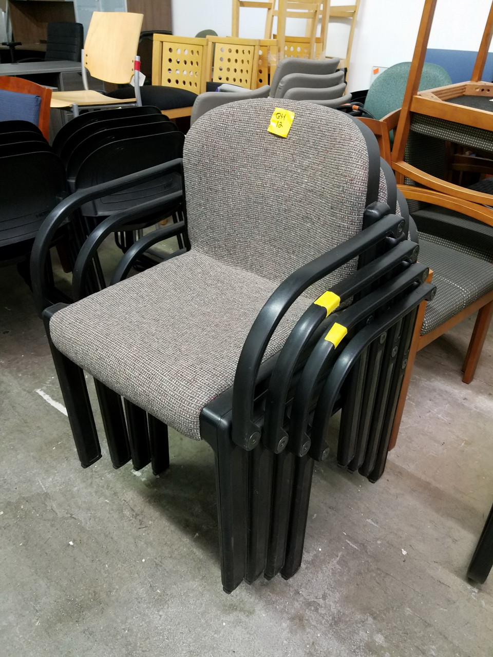 Used Kembo Holland Vintage Stacking Guest Chair By Just Meijer