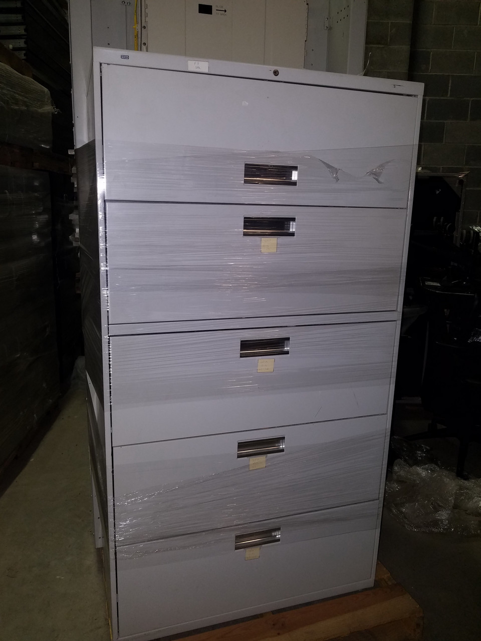 Used Hon 36w 5 Drawer Lateral Files In Light Gray From Easy Office