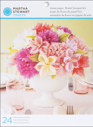 Vintage Girl Tissue Paper Flower Bouquet Kit Makes 24-