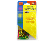Colored paper clips (Case of 72)