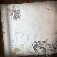 Blueprint Paper 12"X12"-
