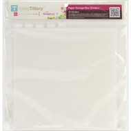 ScrapRack Paper Storage Box Tabbed Dividers 10/Pkg-12.5"X12.5"