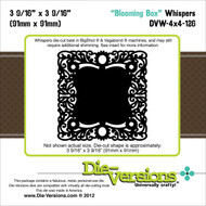 Die-Versions Whispers Die-Blooming Box, 3.5625"X3.5625"