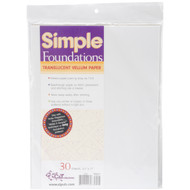 Simple Foundations Translucent Vellum Paper-8-1/2"X11" 30/Pkg