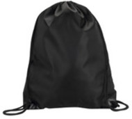 UltraClub&reg; Value Drawstring Pack - Black (One)
