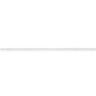 Curb Chain Necklace in Sterling Silver - Spring Ring - Ideal - Unisex Adult (Size: 16)