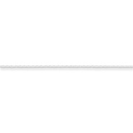 Curb Chain Necklace in Sterling Silver - Spring Ring - Flattering - Unisex Adult (Size: 18)