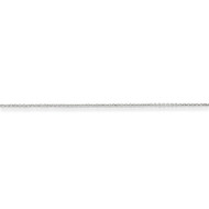 Cable Chain Necklace in Sterling Silver - Spring Ring - Tasteful - Unisex Adult (Size: 18)