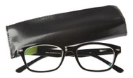VINTAGE BLACK COMPUTER READING GLASSES (3.00)