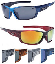 Man Sports Sunglasses Checker Prints on Case Pack 24