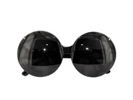 Black Oversized Flip-up Round Sunglasses (Case of 150)
