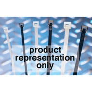 8.8" 40 lb. Natural Cable Ties - 100 Per Bag