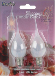 Candle Lamp Collection Silicone Candle Bulbs-5 Wat