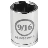 3/8" Drive 9/16" 6 Point Socket