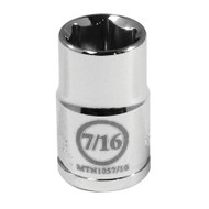 3/8" Drive 7/16" 6 Point Socket