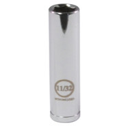 1/4" Drive 11/32" 6 Point Deep Socket