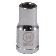 1/4" Drive 1/4" 6 Point Socket