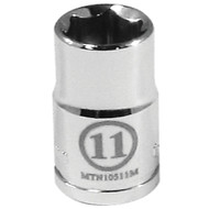 3/8" Drive 11MM 6 Point Socket