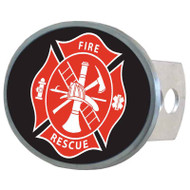 Fire Fighter Oval Hitch Cover