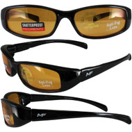Bad Attitude Black Frame Orange Lens