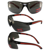 Matrix Black Frame with Red Trim and Smoke Lenses
