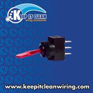 Illuminated Toggle Switch - Red 20a/12v