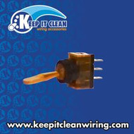 Illuminated Toggle Switch - Yellow 20a/12v
