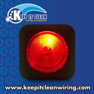 Illuminated Rocker Switch 5 - Red 5a/12v