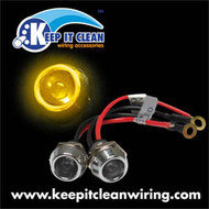5mm 12V YELLOW LED Billet Indicator Light