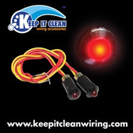 5mm 12V RED LED Plastic Body Indicator Light