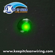 5mm 12V GREEN LED Plastic Body Indicator Light