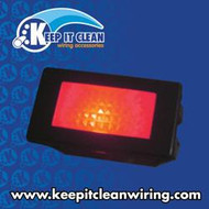 14.2mm x 30.2mm 12V RED LED Indicator with Label Set